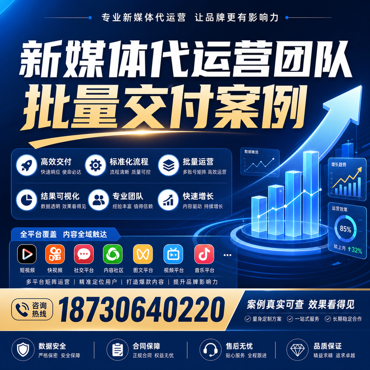 宣城代运营公司多客户账号批量高效交付案例